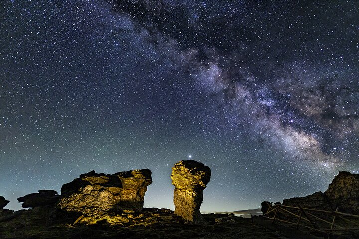 Mushroom Rocks Milky Way
